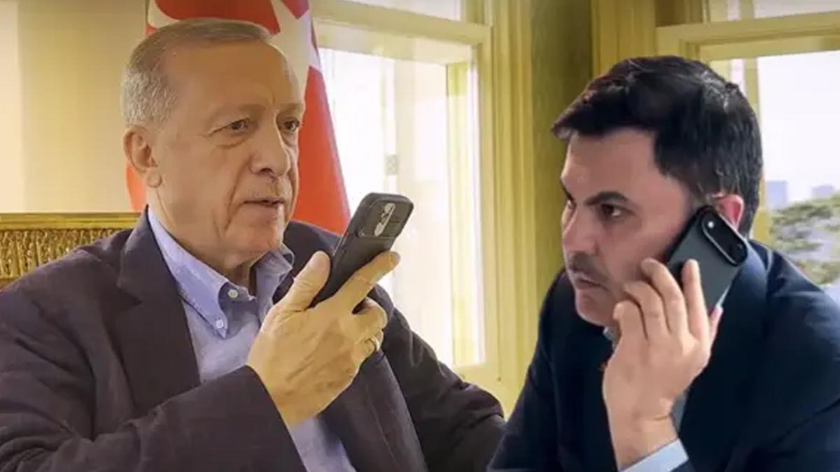 İstanbul'daki sel felaketi! Cumhurbaşkanı Erdoğan, Bakan Kurum'dan bilgi aldı