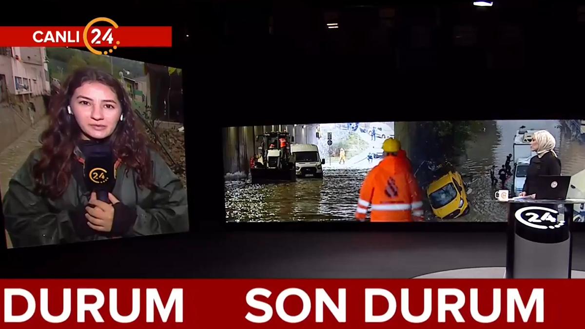 Artık yaşam alanı değil "su bölgesi”: 24 olay yerinden aktardı: Ayazağa meydanı tahliye ediliyor