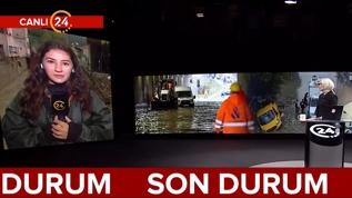 Artık yaşam alanı değil "su bölgesi”: 24 olay yerinden aktardı: Ayazağa meydanı tahliye ediliyor