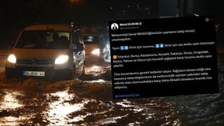 Meteoroloji haritayı güncelledi, Bakan Kurum uyardı: İstanbul dahil 10 il için turuncu kod!