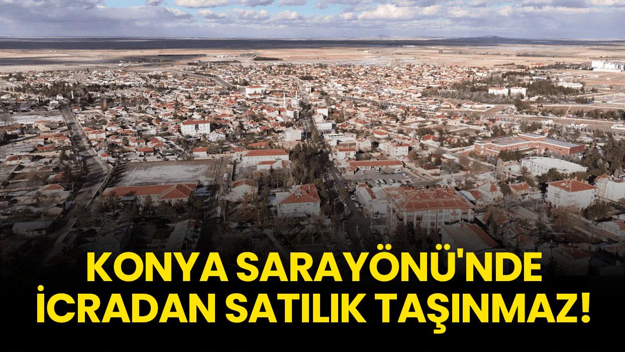 Konya Sarayönü'nde icradan satılık taşınmaz!