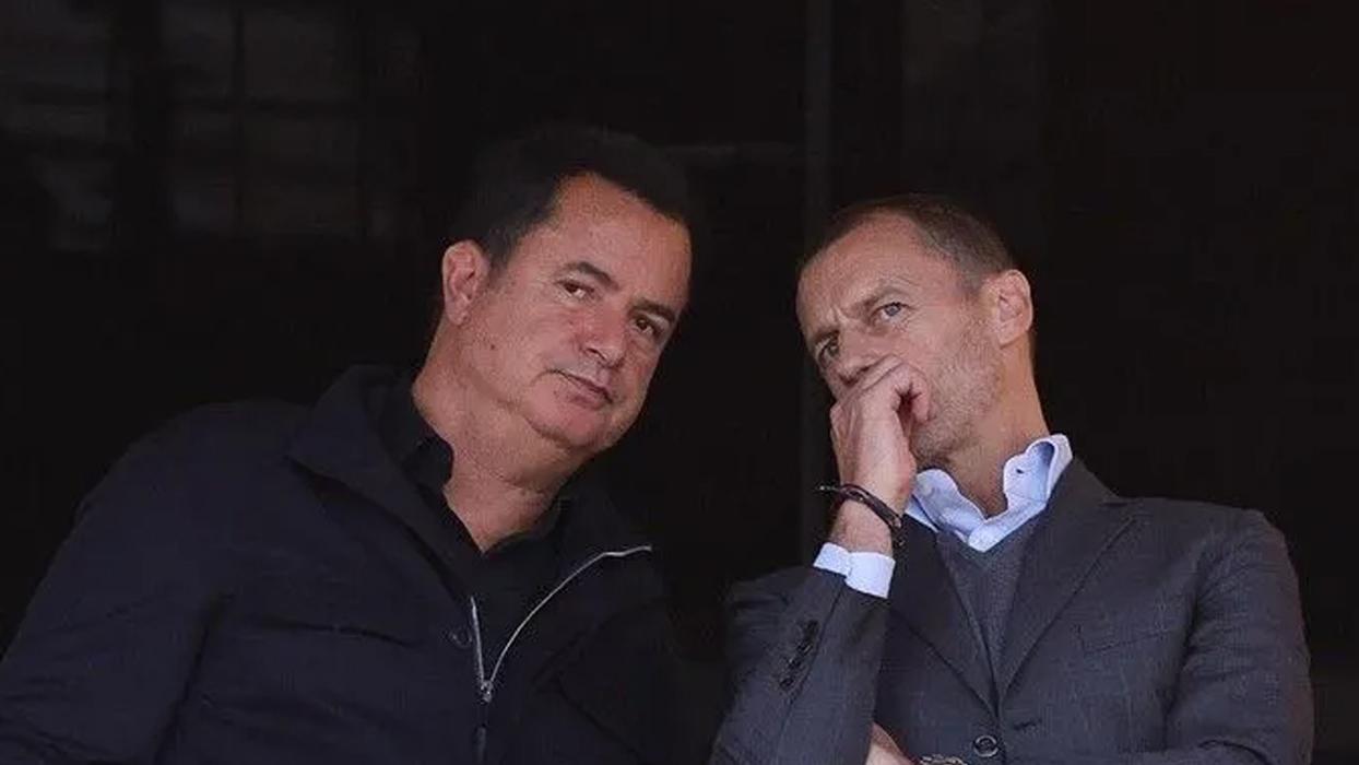 Acun Ilıcalı, UEFA Başkanı Aleksander Ceferin ile bir araya geldi