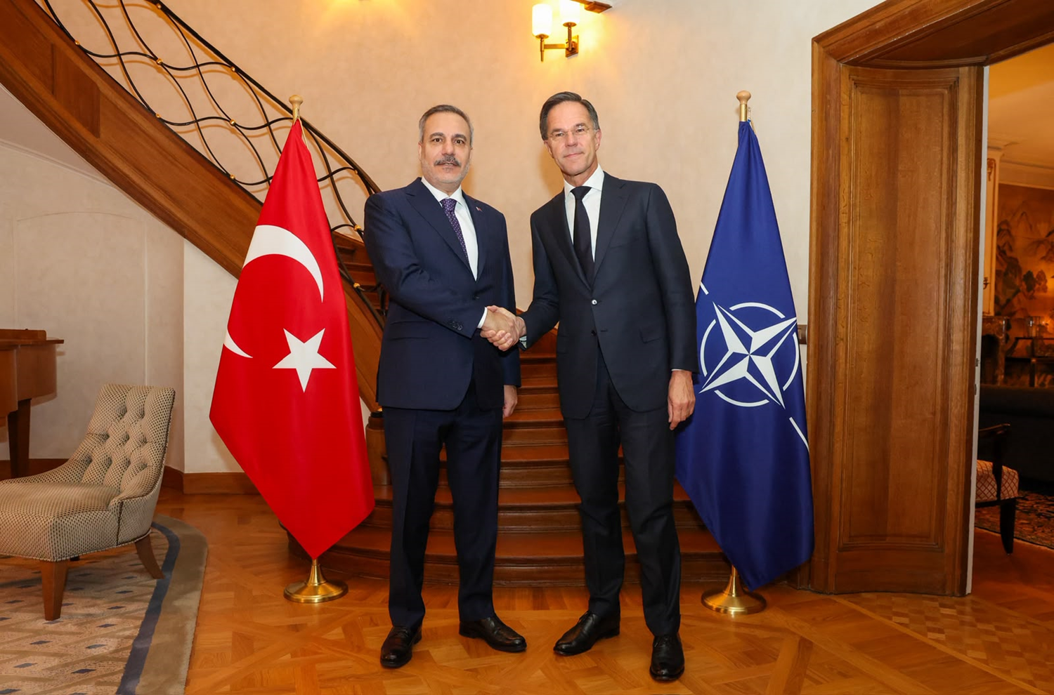 Dışişleri Bakanı Fidan, Brüksel'de NATO Genel Sekreteri Rutte ile görüştü