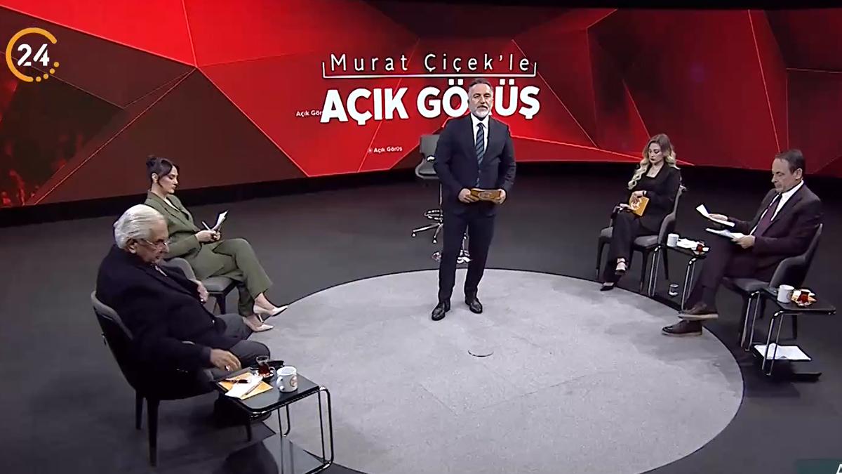 Gündemin perde arkası 24 TV'de aralanıyor: Murat Çiçek ile "Açık Görüş" başladı!