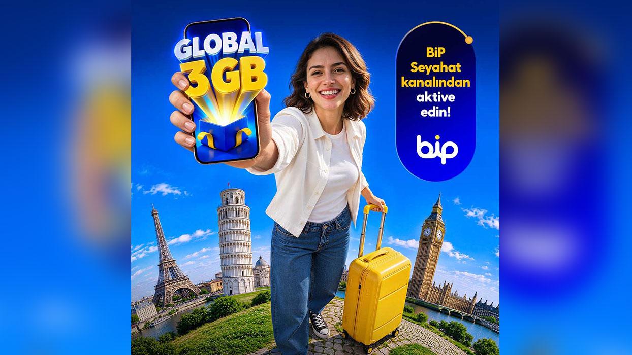 Turkcell'den 174 ülkede geçerli Global 3 GB paketi hediye
