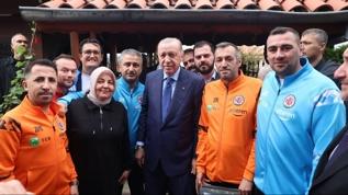 Cumhurbaşkanı Erdoğan, İstanbul Kastamonuspor yönetimini kabul etti