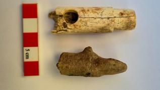 Troya'da 160 yılı aşkın kazı tarihinin ilk müzik aleti bulundu