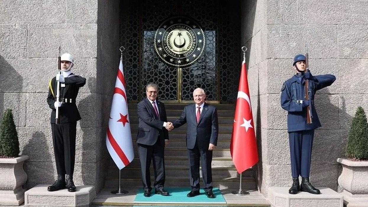 Milli Savunma Bakanı Güler, KKTC Başbakanı Üstel ile görüştü
