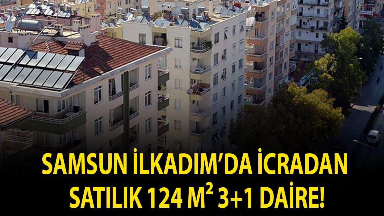 Samsun İlkadım'da icradan satılık 124 m² 3+1 daire!