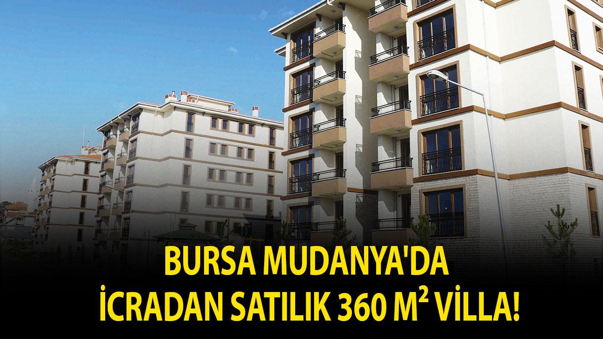 Bursa Mudanya'da icradan satılık 360 m² villa!