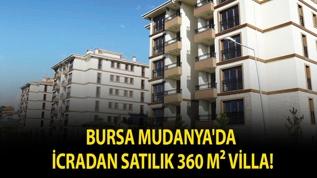 Bursa Mudanya'da icradan satılık 360 m² villa!