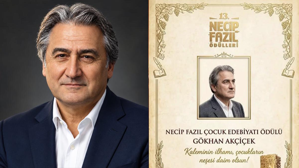 2026 Necip Fazıl Çocuk Edebiyatı Ödülü'nün sahibi Gökhan Akçiçek oldu