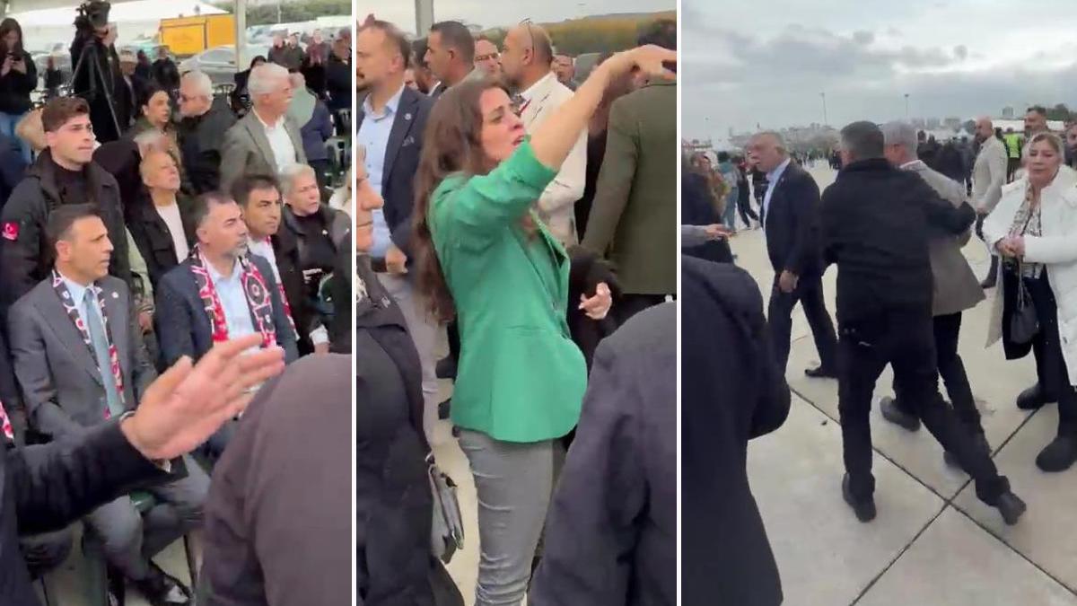 Adı anılmayınca alan karıştı: Maltepe'de CHP ve YENİ Parti'liler birbirine girdi