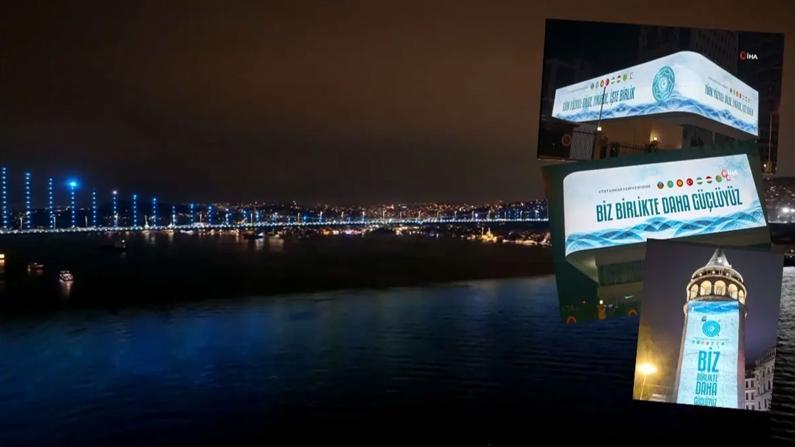 İletişim Başkanlığı'ndan TDT Zirvesi'ne özel çalışma: İstanbul ve Ankara görsellerle donatıldı