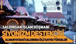 Almanya'daki saldırıda ölü sayısı yükseldi! Saldırgan İslam düşmanı ve Siyonizm destekçisi çıktı