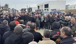 Tekirdağ'da şoförlerden UKOME'ye protesto