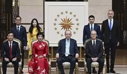 Cumhurbaşkanı Erdoğan, 5 ülkenin büyükelçisini kabul etti