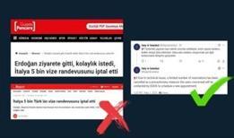 Cumhurbaşkanı Erdoğan'ın İtalya ziyaretinden rahatsız oldular! Vize yalanı tutmadı