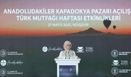Emine Erdoğan'dan Kapadokya'da Türk Mutfağı' vurgu: Dünya için güçlü bir cazibe merkezi