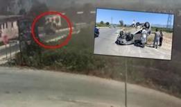 Takla atıp 50 metre sürüklendi: Burnu bile kanamadı... İşte o anlar...