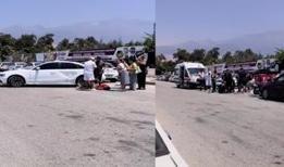 Hatay'da motosikletli kurye kaza yaptı: 1 yaralı