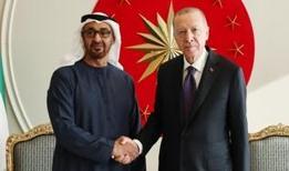 Cumhurbaşkanı Erdoğan, BAE Devlet Başkanı ile görüştü