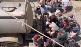 CHP'li belediyelere susuzluk isyanı! Vatandaşlar tanker ve çeşme sıralarında!