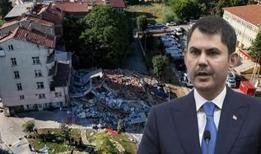Bakan Kurum: Balıkesir'deki depremin ardından 1 yıkık, 13 ağır hasarlı, 61 az hasarlı yapı tespit edildi