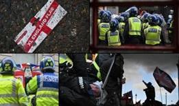 Londra'da aşırı sağcıların yürüyüşünde olaylar çıktı: 26 polis yaralı, 25 gözaltı
