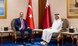 Bakan Fidan, Katar Başbakanı Al-Thani ile görüştü