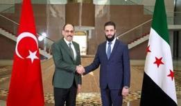 MİT Başkanı Kalın, Şam'da Suriye Cumhurbaşkanı Şara'yla görüşecek