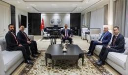 Bakan Fidan, Irak Türkmen Cephesi Başkanı Ağaoğlu'nu kabul etti