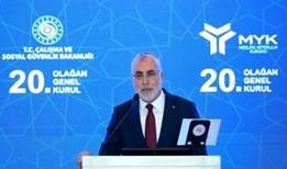 Bakan Işıkhan: 2,5 milyondan fazla çalışanımız MYK Belgesi sahibi oldu