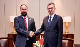 Cumhurbaşkanlığı İletişim Başkanı Duran, Suriye Enformasyon Bakanı Mustafa ile görüştü