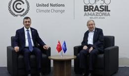 Cumhurbaşkanı Yardımcısı Yılmaz, Guterres ile görüştü: Yapıcı katkı sunmayı sürdüreceğiz
