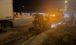 Çanakkale'de tırla çarpışan traktördeki karı koca öldü