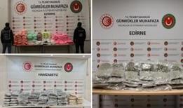 Gümrükler Muhafaza ekipleri zehir tacirlerine göz açtırmıyor