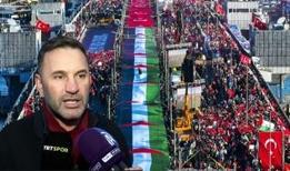 Spor camiası zulme sessiz kalmadı! ''Filistin'in yanındayız''