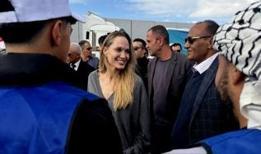 Angelina Jolie, Refah Sınır Kapısı'nı ziyaret etti