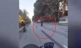 Gereği yapıldı! Polislerin üzerine motosiklet süren şahıslar tutuklandı