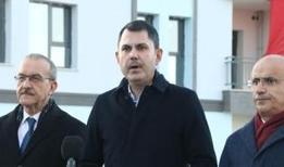 ''Asrın Felaketi''nin yaraları hızla sarıldı... Bakan Kurum: Devlet-millet omuz omuza verdik