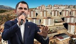 Bakan Kurum'dan CHP'ye icraat dersi: 455 bin konutu beğenmiyorlar, siz bir çivi çaktınız mı?