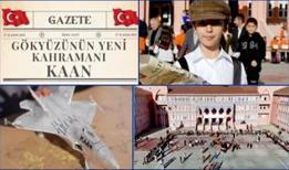 Milli Muharip Uçak KAAN'a klip hazırladılar, gerçeğiyle buluştular