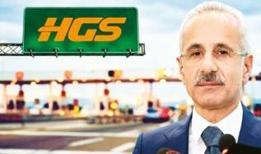 HGS kullanımı 585 milyonu geçti