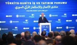 Suriye ile ticarette hedef 10 milyar dolar
