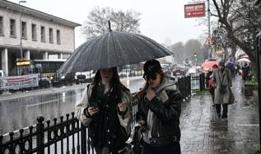 İstanbul'da sağanak ve dolu yağışı!