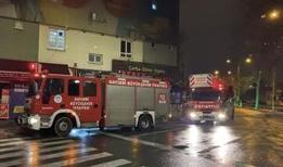 Kayseri'de bir otelde çıkan yangın söndürüldü