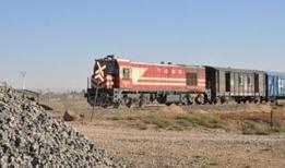 Suriye sınırındaki 350 kilometrelik hat tren trafiğine açıldı