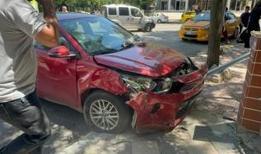 Elazığ'da ticari taksi ile otomobil çarpıştı: 6 yaralı