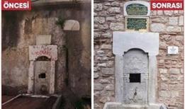 Fatih Belediyesi tarihî çeşmeleri birer birer ayağa kaldırıyor